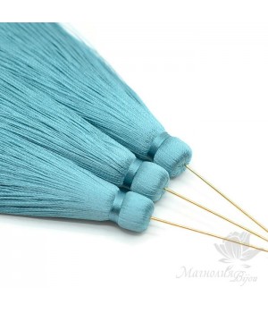 Шёлковая кисть "AGUA" с пином(позолота 16 карат)