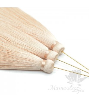 Шёлковая кисть "BATTERCREAM" с пином(позолота 16 карат)