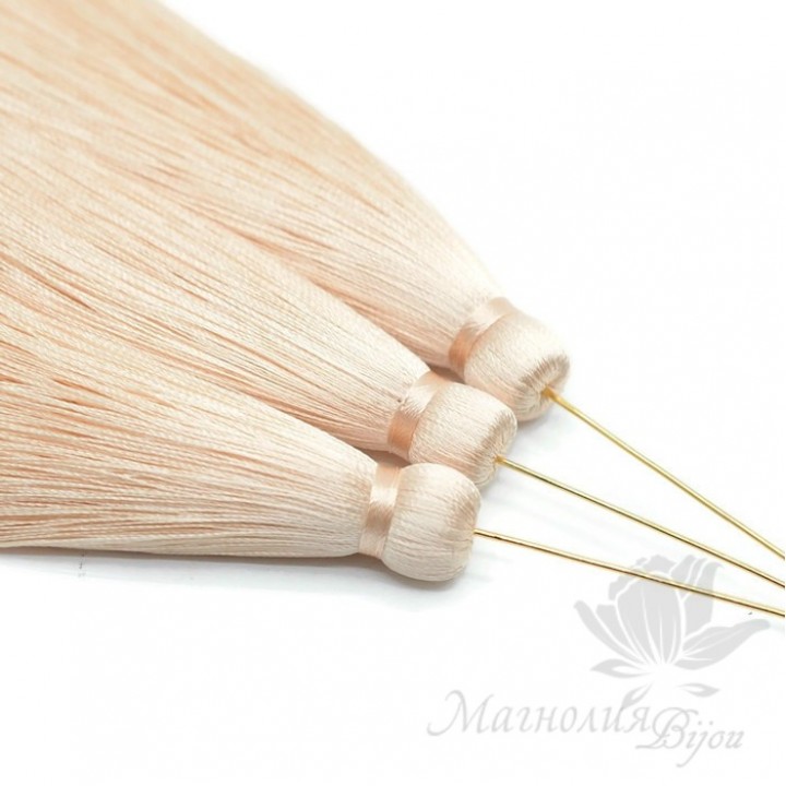 Шёлковая кисть "BATTERCREAM" с пином(позолота 16 карат)