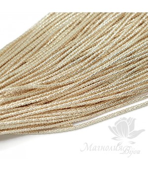 Канитель фигурная 1мм "Бамбук", золото Канитель фигурная 1мм "Бамбук", золото