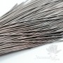 Канитель гладкая мягкая 1мм, античное серебро