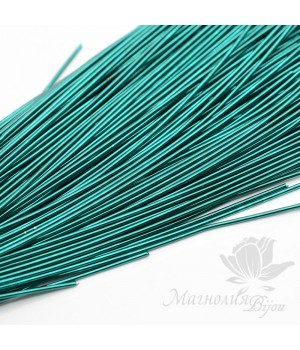 Канитель гладкая мягкая 1мм, зеленый