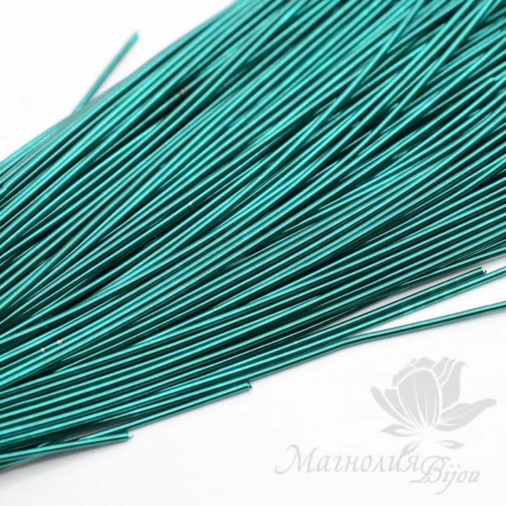 Канитель гладкая мягкая 1мм, зеленый