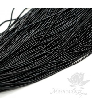 Канитель гладкая мягкая 1мм, чёрный