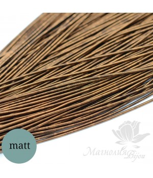 Канитель матовая мягкая 1мм, античное золото Канитель матовая мягкая 1мм, античное золото