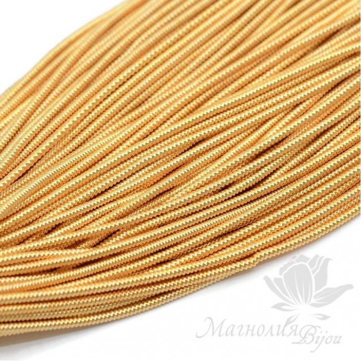 Канитель фигурная спиральная 1,5мм, золото