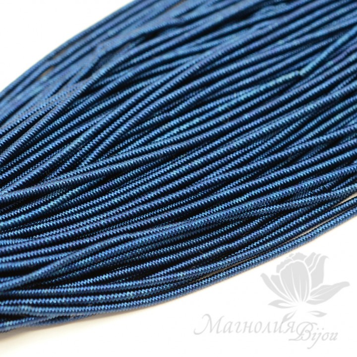 Канитель фигурная спиральная 1,5мм, синий