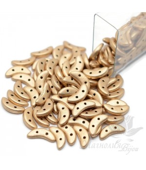 Crescent 3:10мм, mat. metallic flax