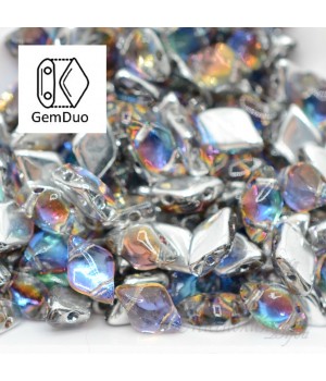 GemDuo "Backlit Petroleum" 8 : 5мм, 5g