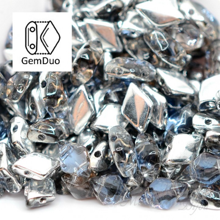 GemDuo "Backlit Periwinkle" 8 : 5мм, 5 грамм
