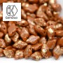 GemDuo "Gold Splash Brown Opaque" 8 : 5мм, 5 грамм