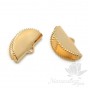 Зажим/концевик позолота для лент, шнуров, кистей