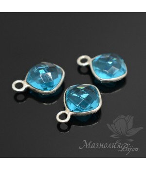 ПОДВЕСКА "Топаз", серебро 925 пробы