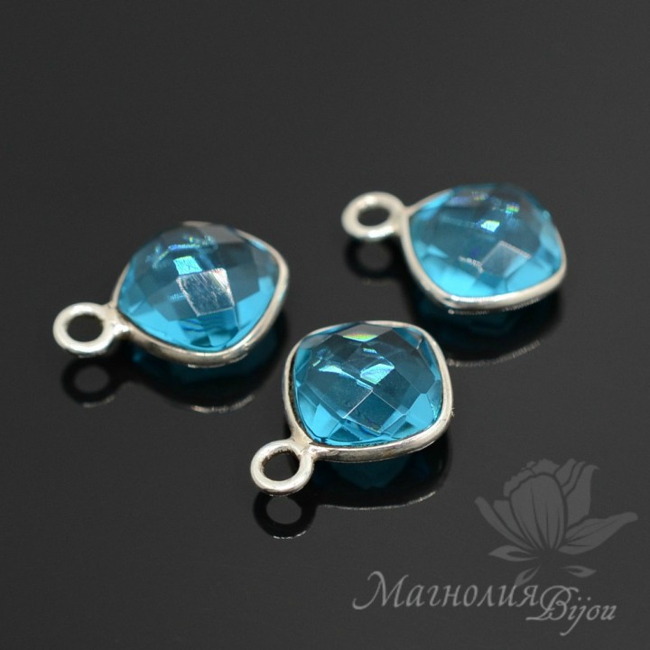 ПОДВЕСКА "Топаз", серебро 925 пробы