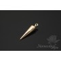 COLGANTE  "Cono de 14mm", chapado en oro 14K