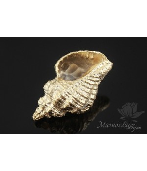 Подвеска "Раковина №1", позолота 14 карат