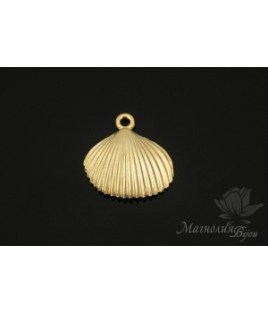 Подвеска "Гребешок мини", позолота 14 карат