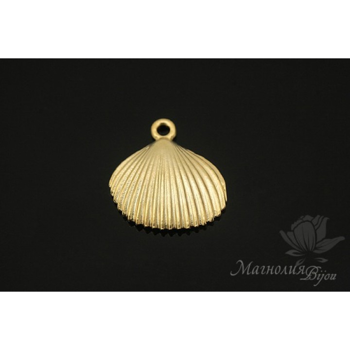 Подвеска "Гребешок мини", позолота 14 карат