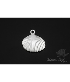 Подвеска "Гребешок мини", родиевое покрытие