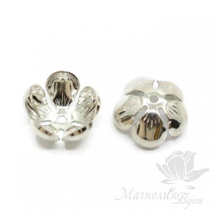 Casquilla "Flor de Loto", platino