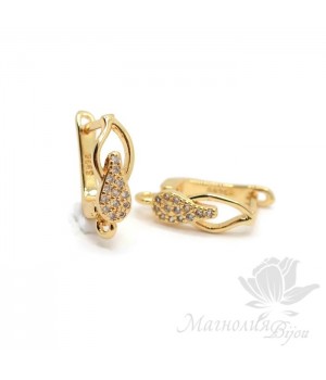 Швензы "Candela", цвет золото