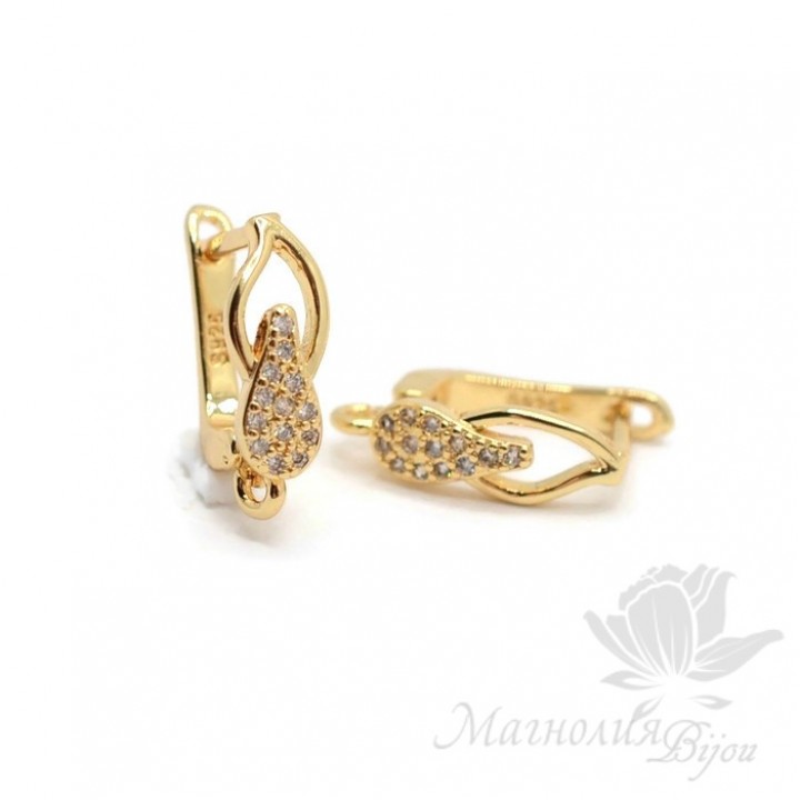 Швензы "Candela", цвет золото