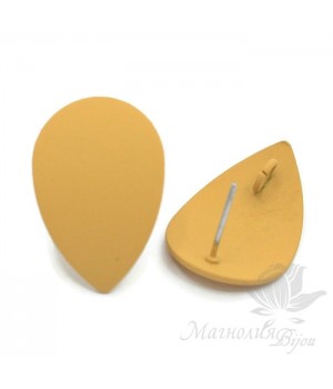 ШВЕНЗЫ гвоздики "Капля горчичная", с силиконовым напылением