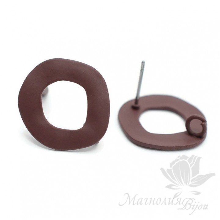 ШВЕНЗЫ гвоздики "Кольцо бургунди", с силиконовым напылением