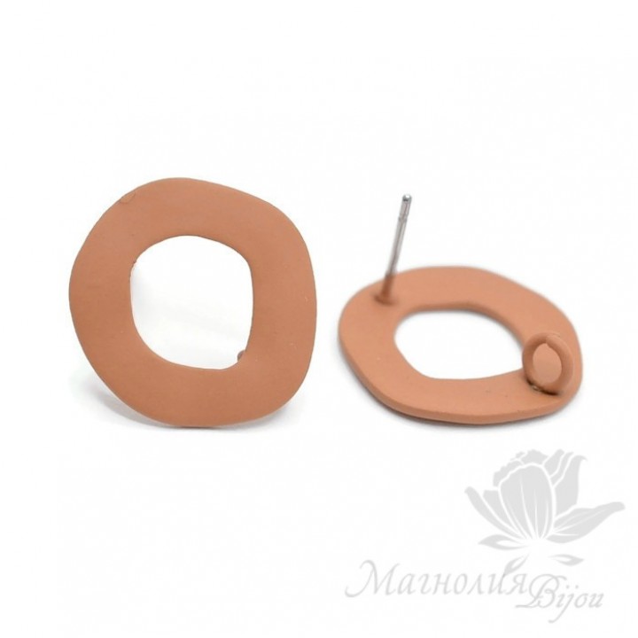ШВЕНЗЫ гвоздики "Кольцо терракотовое", с силиконовым напылением