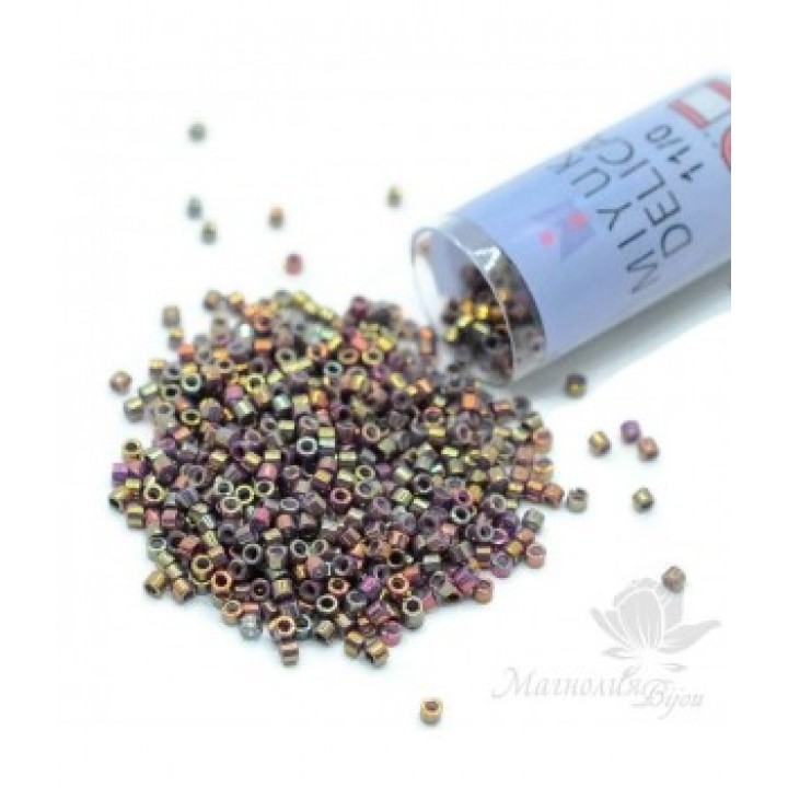 Бисер Delica DB1010 Earth Batik Luster, туба 7.2 грамма