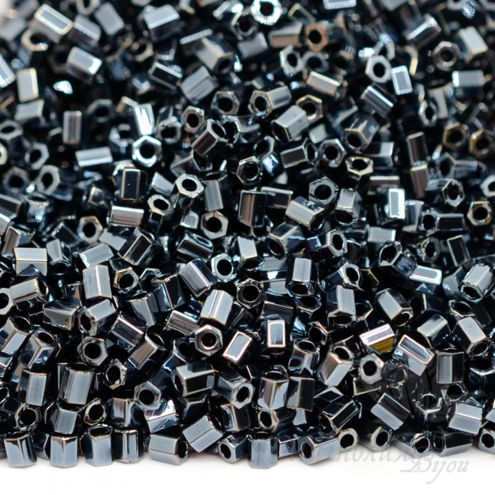 Hexagon 2Cut 11C-451 Gunmetal , 5 грамм