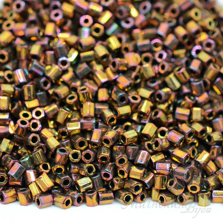 Hexagon 2Cut 11C-615 Metalic Gold Iris, 5 грамм