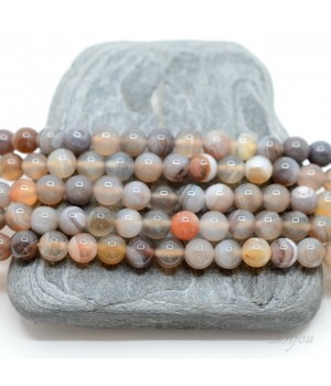 Агат Ботсвана 6мм, 10 штук