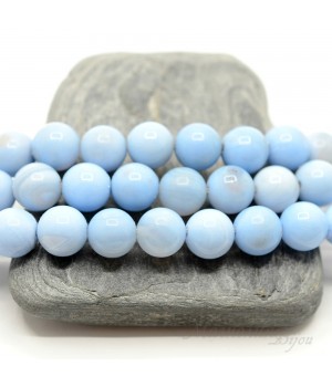 Голубой агат(сапфирин), 10мм, 5 штук