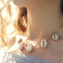 Conchas de Cowrie(Cowry) natural 13~16 : 8~10mm, 10 und.