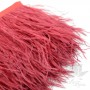 Перья страуса на ленте  Burgundy, 10см