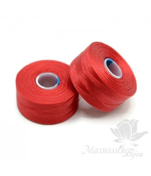 Нить для бисера S-Lon AA, Red