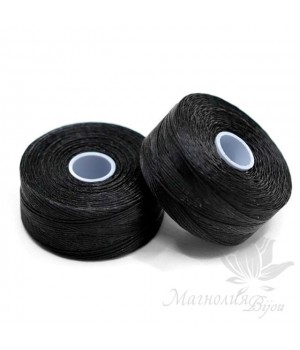 Нить для бисера S-Lon D, Black