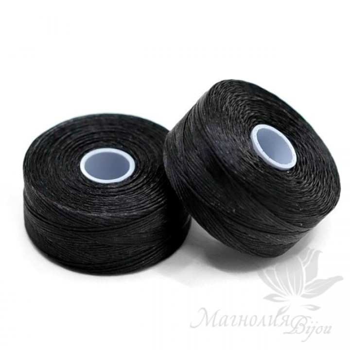 Нить для бисера S-Lon D, Black