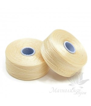 Нить для бисера S-Lon D, Cream