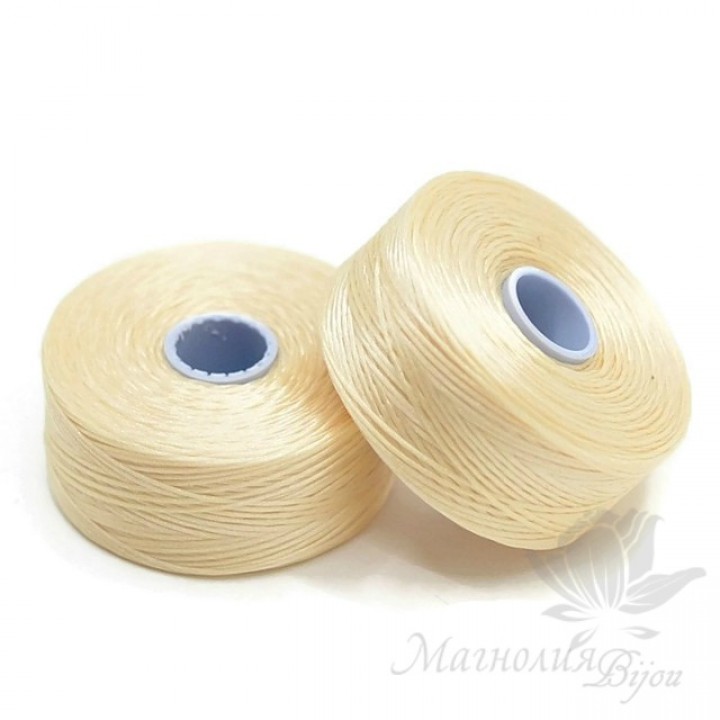 Нить для бисера S-Lon D, Cream