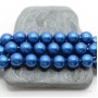 Жемчуг Майорка, королевский синий 10мм, 5 штук