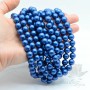 Жемчуг Майорка, королевский синий 10мм, 5 штук