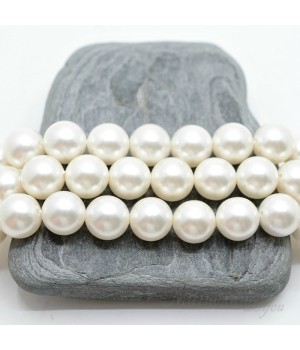 Жемчуг Майорка, белый 10мм, 5 штук