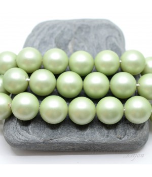 Жемчуг Майорка, фисташковый 12мм, 2 штуки