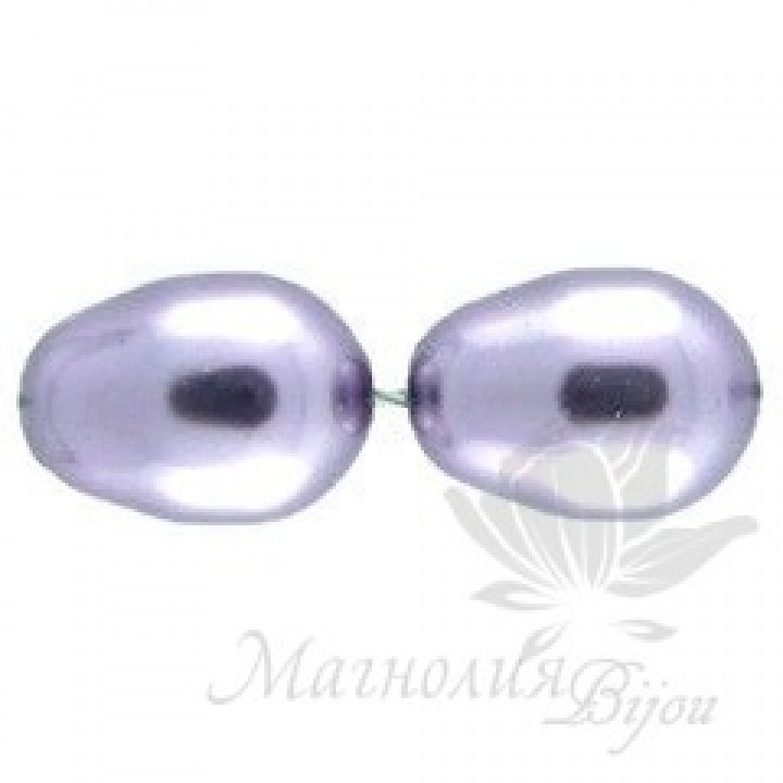 Жемчуг Swarovski 11:8мм Mauve(160), 1 штука