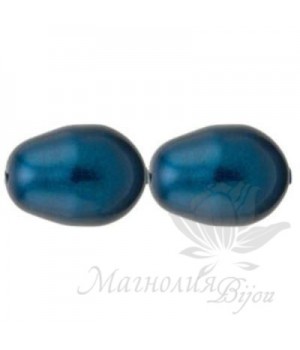 Жемчуг Swarovski 11: 8мм Petrol(600), 1 штука