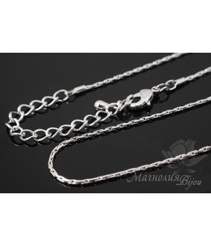 ГОТОВАЯ ЦЕПОЧКА "Эгоист", родиевое покрытие