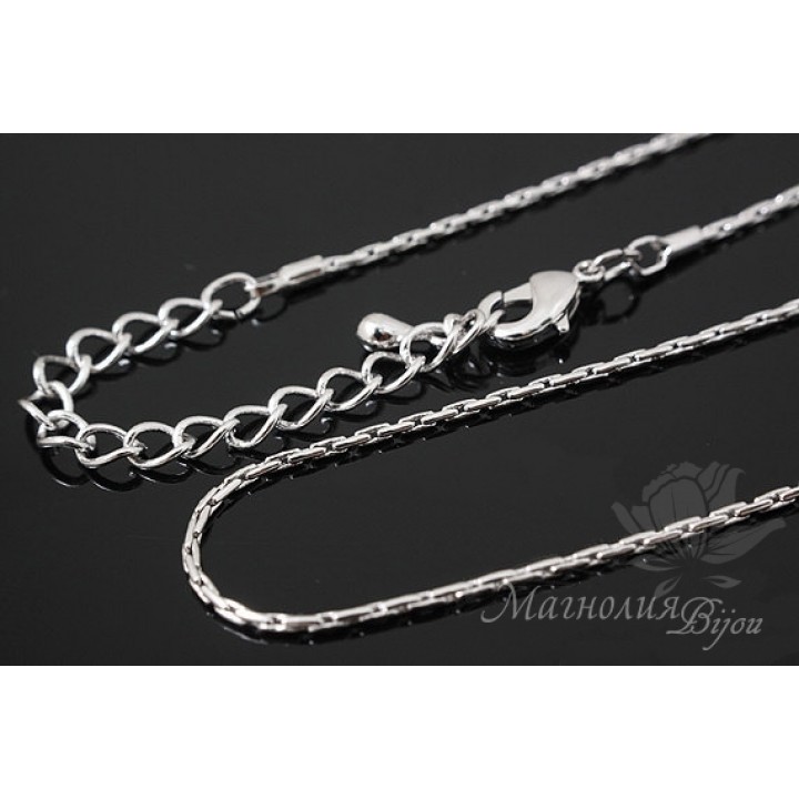 ГОТОВАЯ ЦЕПОЧКА "Эгоист", родиевое покрытие