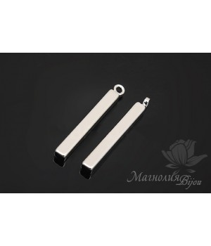 ПОДВЕСКА "Палочка", родиевое покрытие